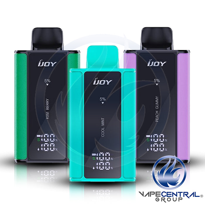 iJoy Captain 10000 Puffs Rechargeable Smart Disposable Vape Device - 5 ...