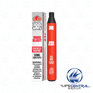 100 Bars - Keep It 100 Disposable Vape Pen (2000 Puffs) - 4.95 - Vape  Central Group