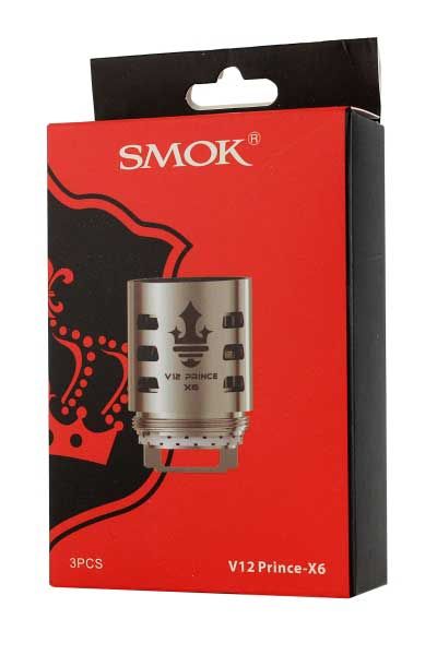 67-3512-000_1 SMOK TFV12 PRINCE X6 REPLACEMENT COIL - 3 PACK - 0.15 OHM - Image 1
