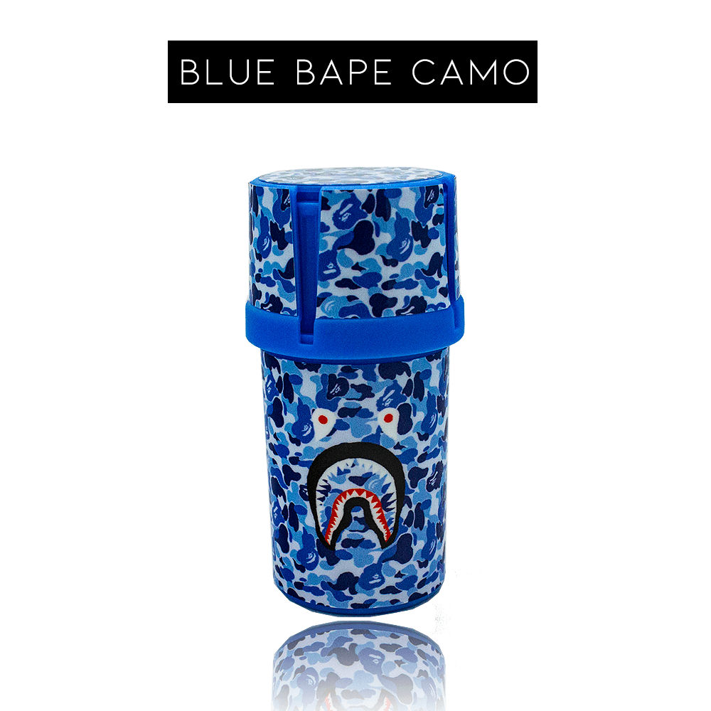 BlueBapeCamo_3840001c-485c-4b11-92a0-7a866f296ec5 Custom Wrapped MedTainer - Image 1