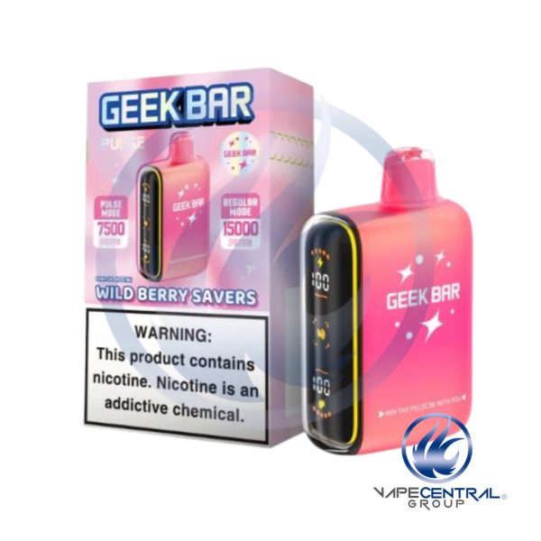 geek bar pulse drop sour savers GEEK BAR PULSE 5% NIC 15000 PUFFS VAPE – DROP SOUR SAVERS (SAVERS EDITION) main image 0