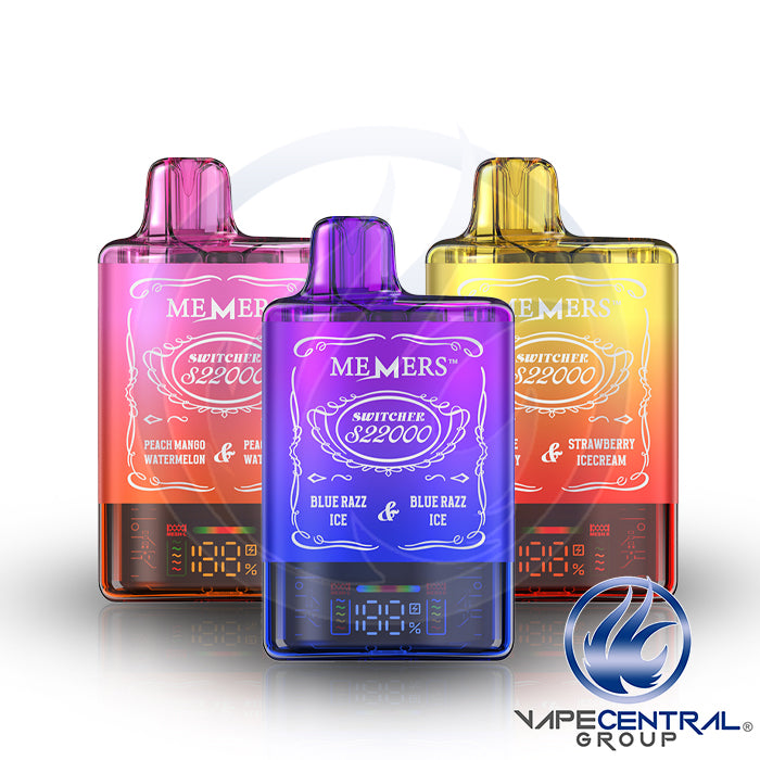 Memers_Switcher_S22000_Dual_Flavor_Smart_Disposable_Vape MEMERS Switcher S22000 Disposable Vape Pen - Image 1
