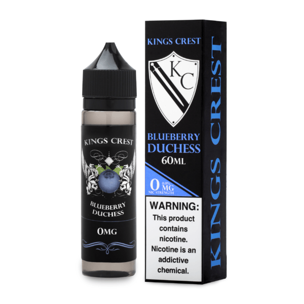 blueberry-duchess-60ml-600x600 Blueberry Duchess by Kings Crest E-Liquid 60mL - Image 1