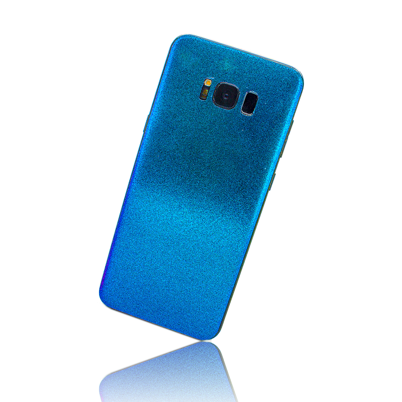blueglitter_a88b6469-d808-48fc-8eb6-da42be839eb8 SAMSUNG GALAXY S8 PLUS SKIN - Blue Glitter - Image 1