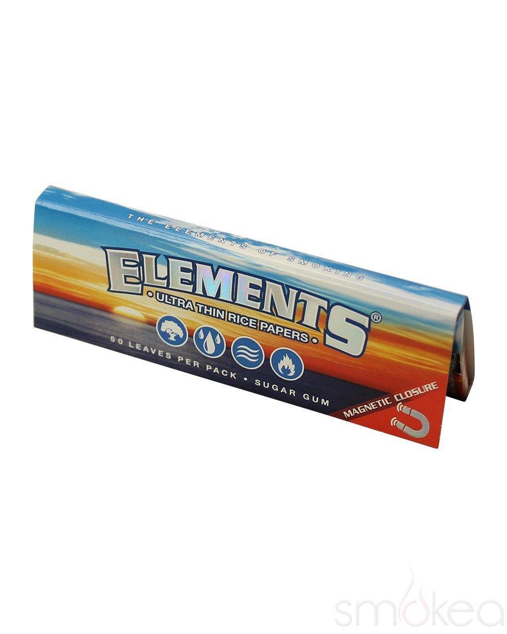 elements-papers-elements-1-1-4-ultra-thin-rice-rolling-papers-21162142529 Elements 1 1/4 Ultra Thin Rice Rolling Papers - Image 1