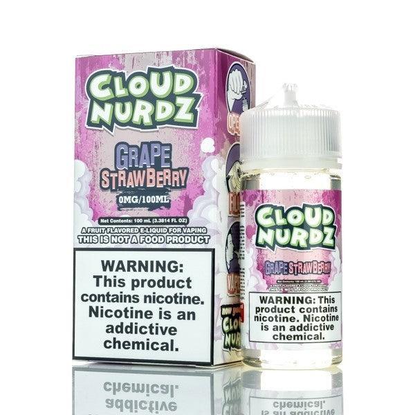 grape_strawberry_-_cloud_nurdz_e-liquid_-_100ml Grape Strawberry by Cloud Nurdz E-Liquid - 100mL - Image 1