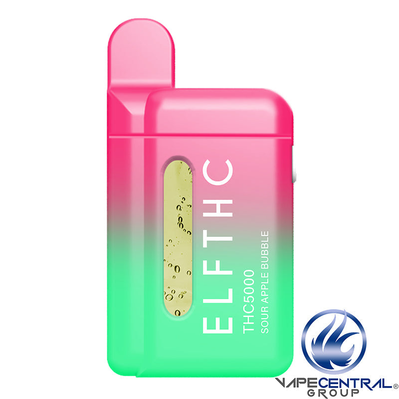 sourapplebubble_85b74537-f921-4ff8-9621-eda6b0ee49a7 ELFTHC THC5000 Disposable Vapes - 5 Grams - EB Design (Formerly Elfbar) - Image 1