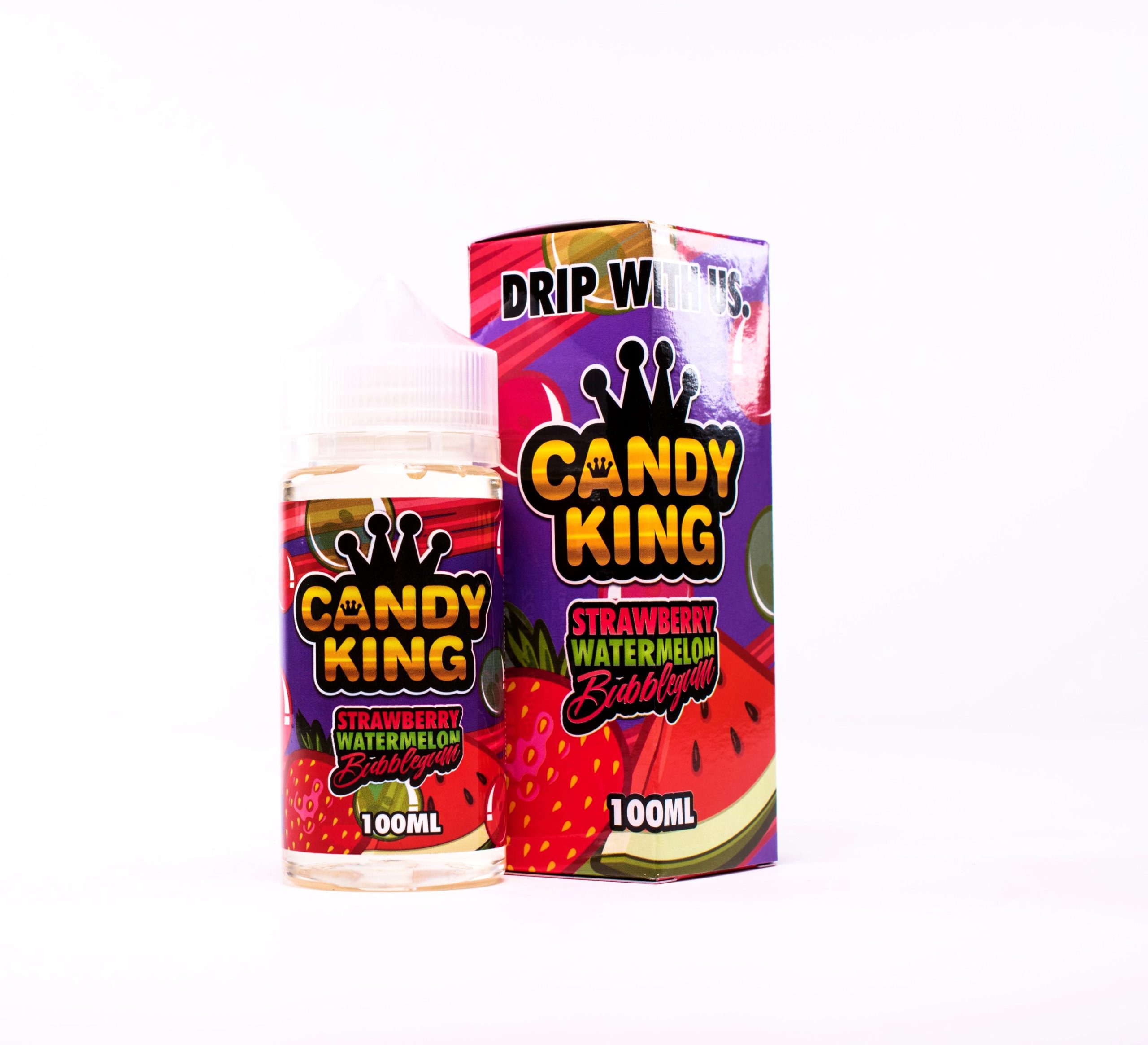swm_ck Strawberry Watermelon by Candy King eJuice - 100mL - Image 1