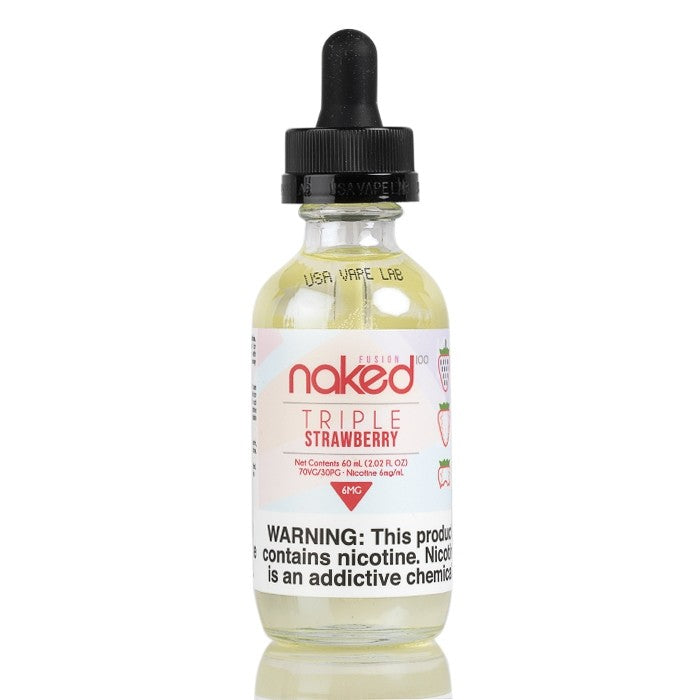 triple_strawberry_-_naked_100_fusion_-_60ml Triple Strawberry by Naked 100 E-Juice 60mL - Image 1