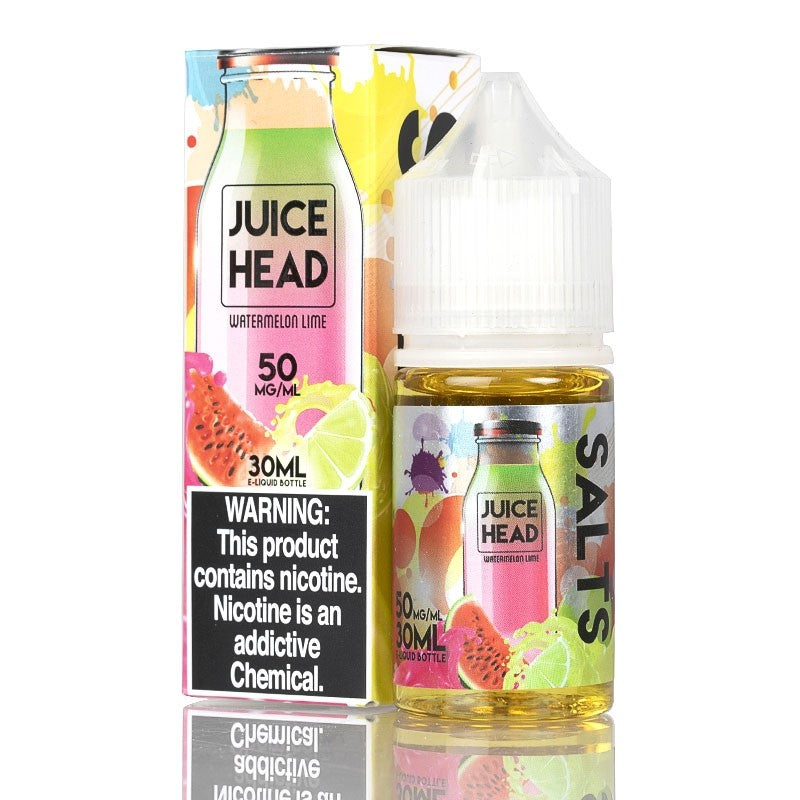 watermelon_lime_salts_-_juice_head_e-liquid_-_30ml Watermelon Lime SALTS by Juice Head E-Liquid - 30mL - Image 1