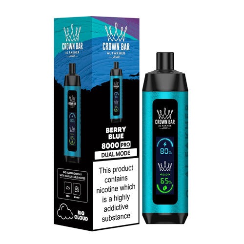 berry-blue-crown-bar-8000-al-fakher Crown Bar 8000 puff disposable vape Crown Bar 8000 puff disposable vape