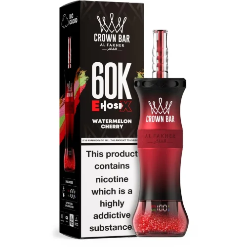 Crown Bar 60K E-Hose X disposable e-cigarette Watermelon Cherry