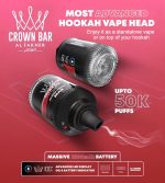 Al Fakher Crown Bar Cloud Force Max 50K E-Head